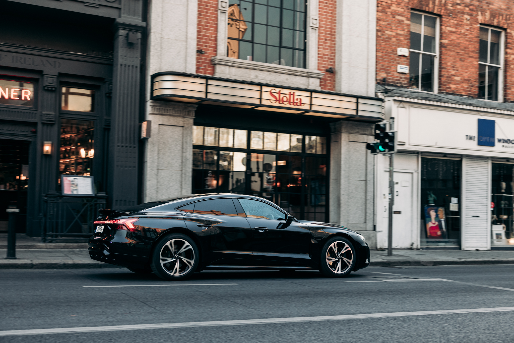 Audi outside Stella Cinema