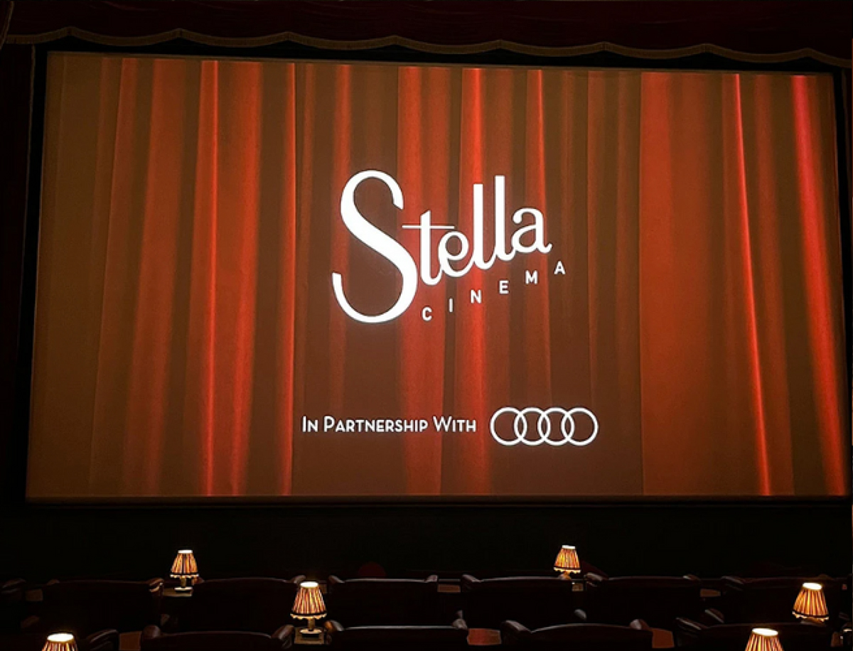 Stella and Audi on the screen