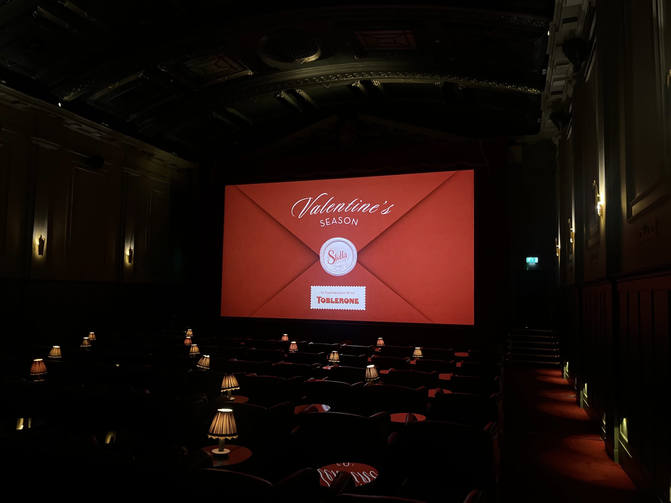Toblerone cinema screen